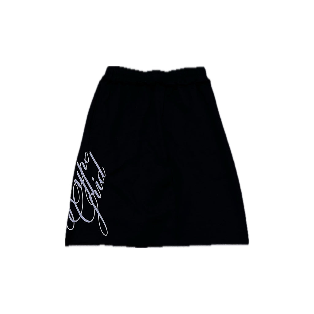 "SCRIPT" BAGGY SHORTS